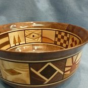 GF Woodturners Raffle Bowl 2012